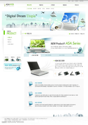 购物网站设计图__韩文模板_ web界面设计_设计图库